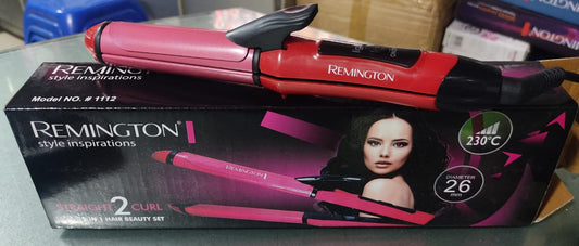 Remington 2-in-1 Hair Straightener & Curler