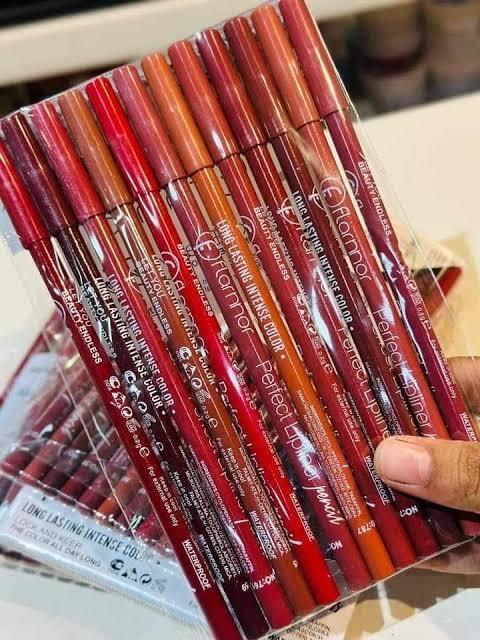 Flormar Nude Lip Pencil Set – Pack of 12 (Random Shades)