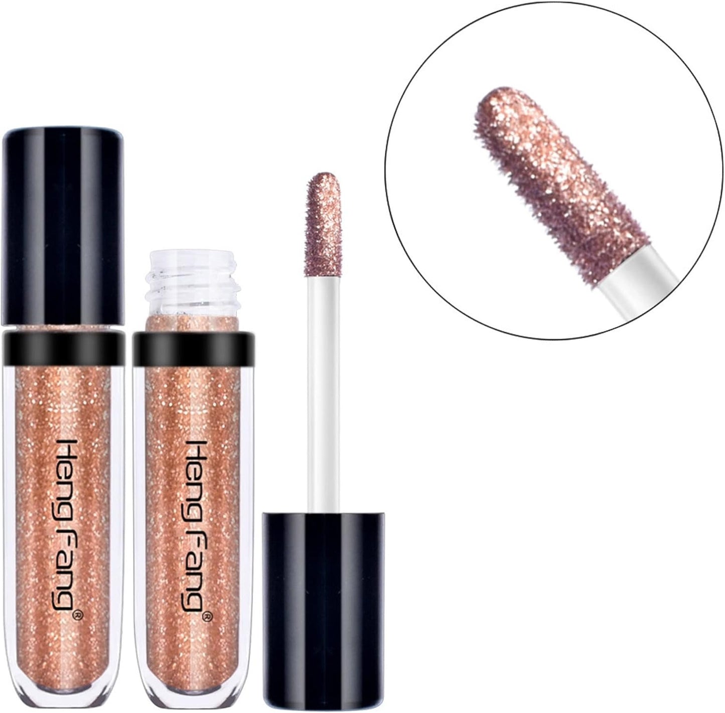 HENG FANG Liquid Glitter Eyeshadow Set – 6 Pcs