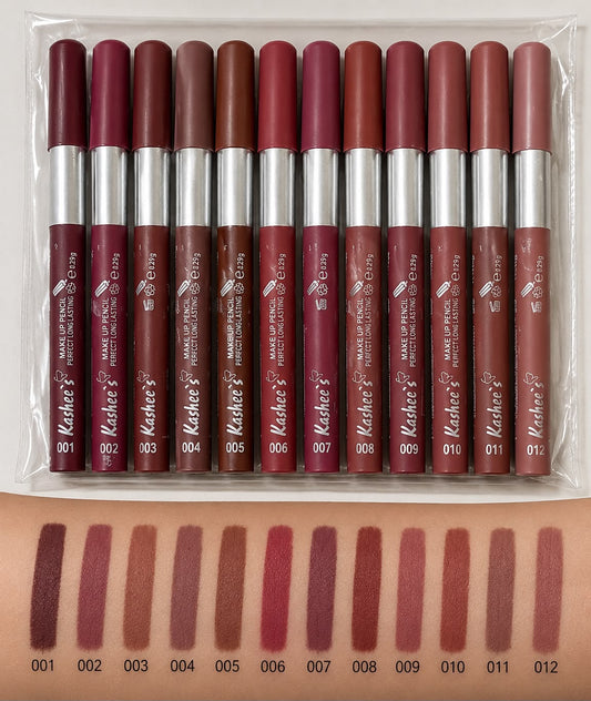 Kashee's Nude Lipstick Set – Pack of 12