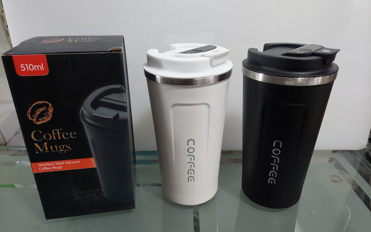 510ml Stainless Steel Insulated Coffee Mug – Random Color