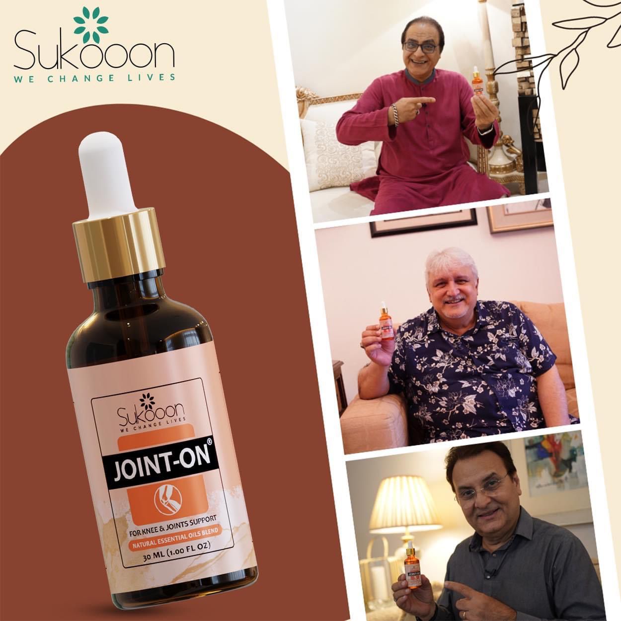 Sukoon Joint-On Essential Oil Blend 30ml – Joint & Muscle Care