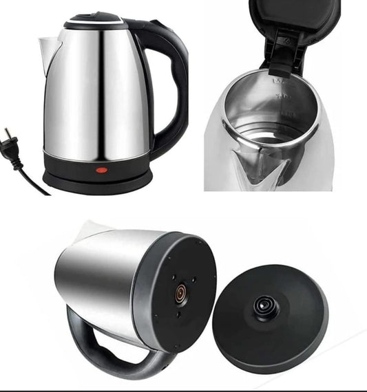 Premium Quality Stainless Steel Electric Kettle (Silver)