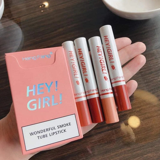 4 In 1 Cigarette Lipstick Set – Matte Lip Collection