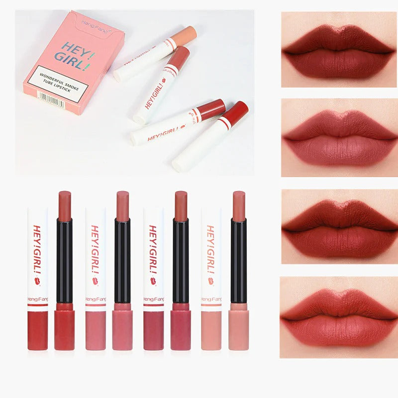 4 In 1 Cigarette Lipstick Set – Matte Lip Collection