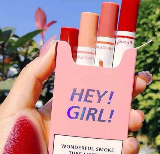 4 In 1 Cigarette Lipstick Set – Matte Lip Collection