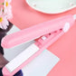 Mini Hair Straightener & Curler – Travel Size (Random Color)