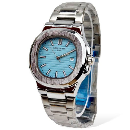 Patek Philippe Geneve Watch For Men ( Without Box ) - Black & Grey Dail