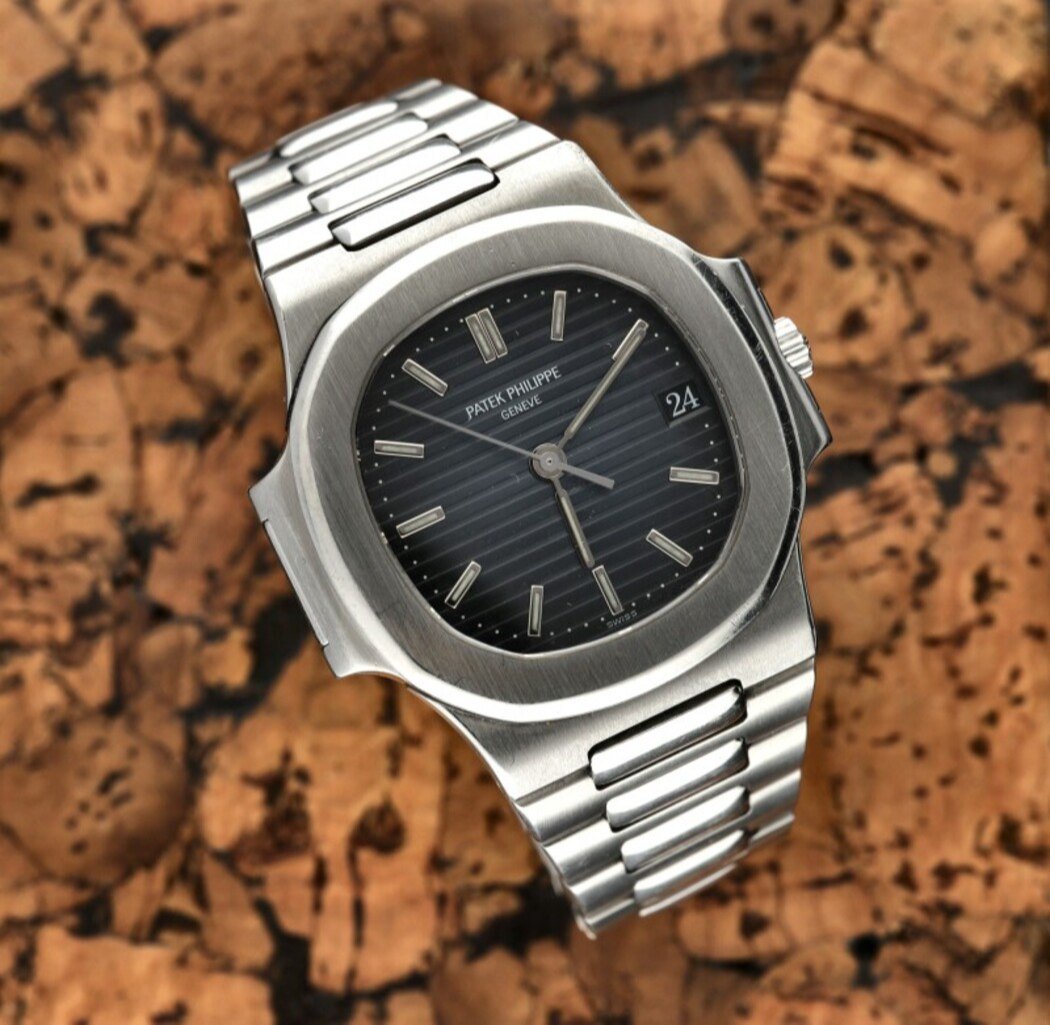 Patek Philippe Geneve Watch For Men ( Without Box ) - Black & Grey Dail