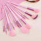 13-Piece Soft Fluffy Makeup Brush Set – Pink