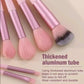 13-Piece Soft Fluffy Makeup Brush Set – Pink
