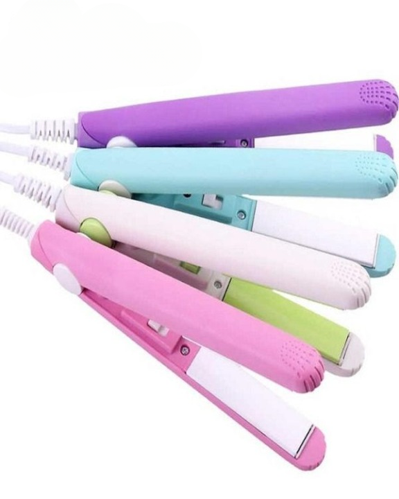 Mini Hair Straightener & Curler – Travel Size (Random Color)