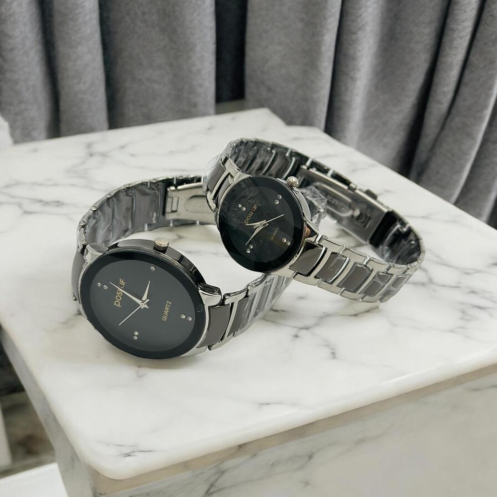 POSITIF Couple Watch Set – Elegant Matching Timepieces