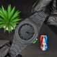 Black Aura Couple Watch Set – Elegant Matching Design