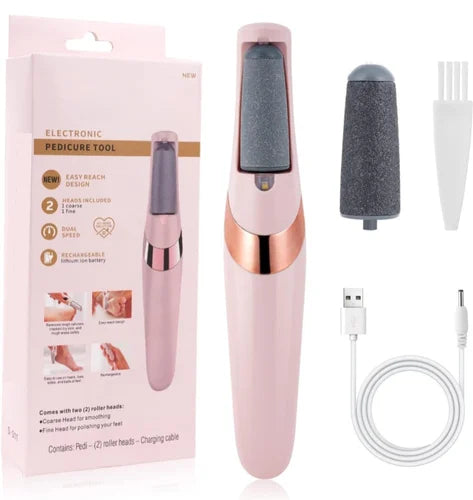 Rechargeable Foot Callus Remover with Extra Roller Head