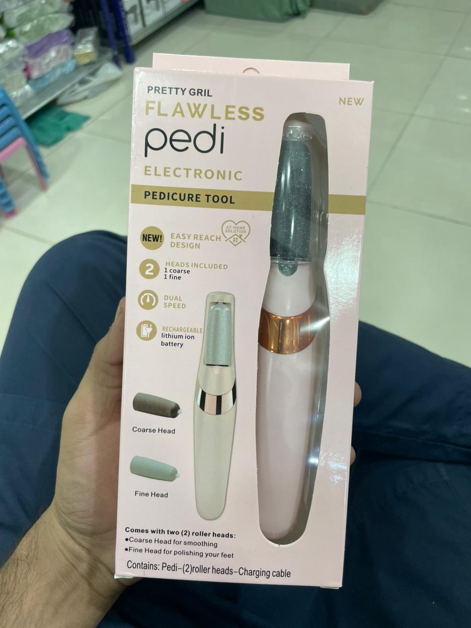 Rechargeable Foot Callus Remover with Extra Roller Head