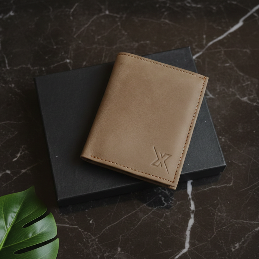 Signature Slim Leather Bifold Wallet for Men