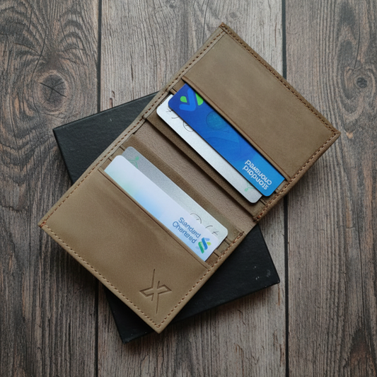 Signature Slim Leather Bifold Wallet for Men