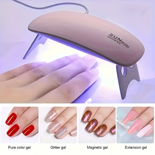SUN Mini UV/LED Nail Lamp – Portable Gel Nail Dryer