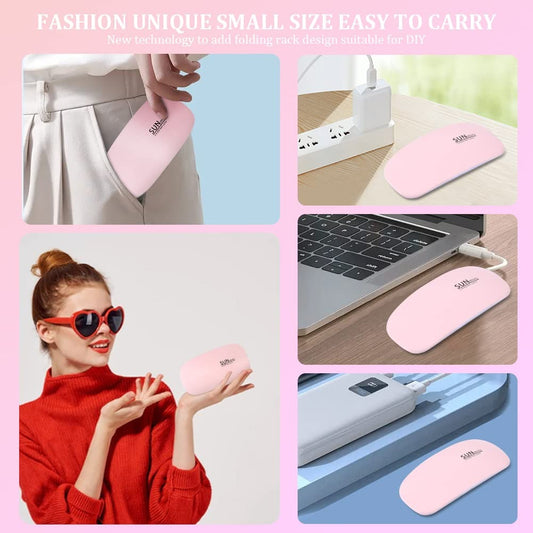 SUN Mini UV/LED Nail Lamp – Portable Gel Nail Dryer