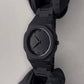 Black Minimalist Analog Watch – Stainless Steel Strap