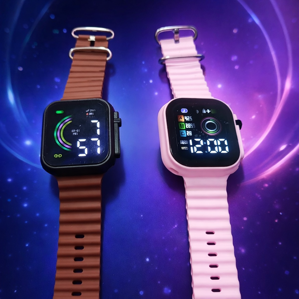 Men's Fashion Digital Watch | Stylish Casual Analog Watch (Random Color Without Box)