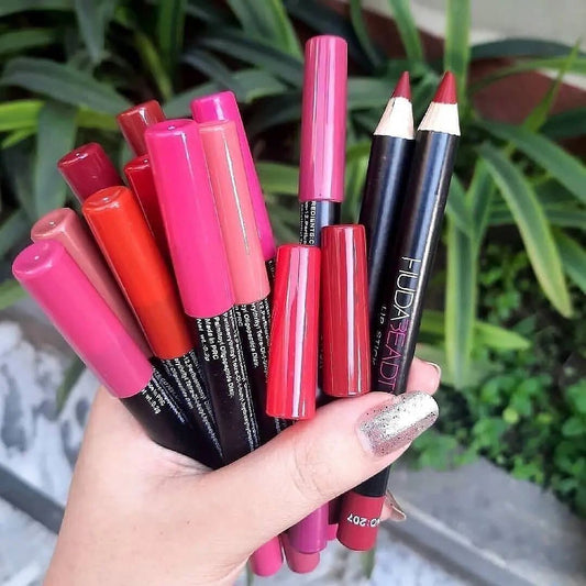 Huda Beauty 12-Piece Matte Lipstick Pencil Set