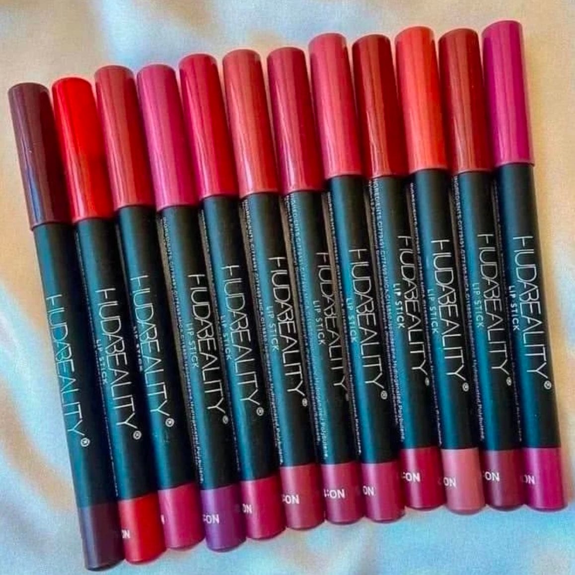 Huda Beauty 12-Piece Matte Lipstick Pencil Set