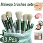 13-Piece Makeup Brush Set with Storage Pouch – Random Color