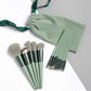 13-Piece Makeup Brush Set with Storage Pouch – Random Color