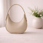 Half Moon Shoulder Bag Minimalist Elegant Handbag for Women (Random Colours)