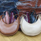 Half Moon Shoulder Bag Minimalist Elegant Handbag for Women (Random Colours)