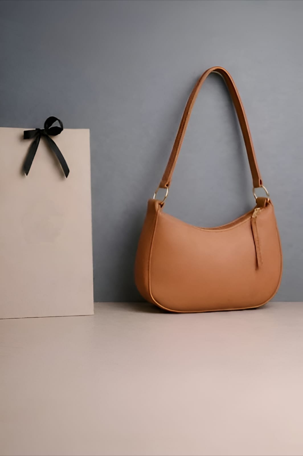 Women's Classic Zip Shoulder Bag | Sleek Everyday Carry ( Random Colours)