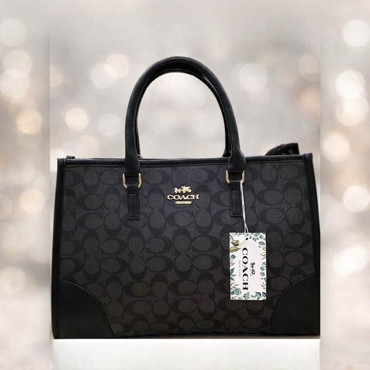 Coach Signature Tote Bag – Beige