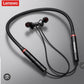 Lenovo Wireless Bluetooth Neckband Earbuds – Premium Stereo Sound