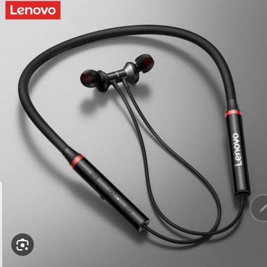 Lenovo Wireless Bluetooth Neckband Earbuds – Premium Stereo Sound