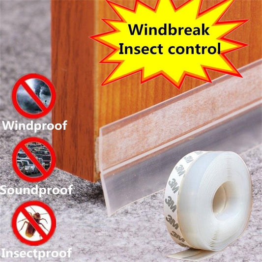 5 Meter Self Adhesive Door Seal Strip Weatherproof Door & Window Gap Sealing Tape
