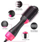 4-in-1 One Step Hot Air Brush Hair Dryer, Straightener, Curler And Volumizer