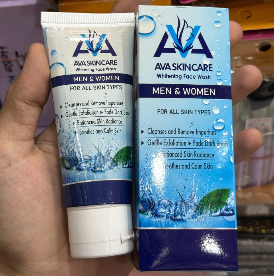 AVA Whitening Face Wash 100ML – Gentle Brightening Cleanser