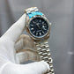 Rolex Brand Oyster Perpetual Watch With Stainless Steel Chain