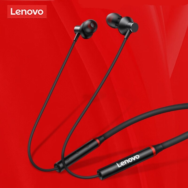 Lenovo Wireless Bluetooth Neckband Earbuds – Premium Stereo Sound