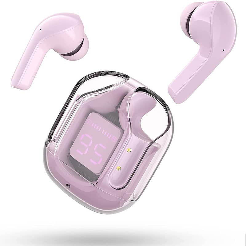 🎧 Air 31 Original Wireless Earbuds – Transparent LED Display (Random Color)