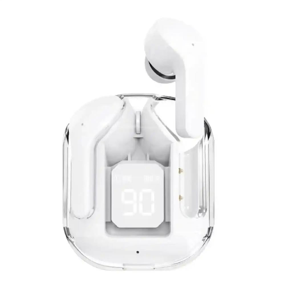 🎧 Air 31 Original Wireless Earbuds – Transparent LED Display (Random Color)