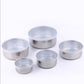 5pc Set Stainless Steel Bowl with Lid Kitchen Refrigerator Food Storage
