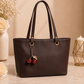 Cherry Charm Women's Tote Bag – Dual Zip