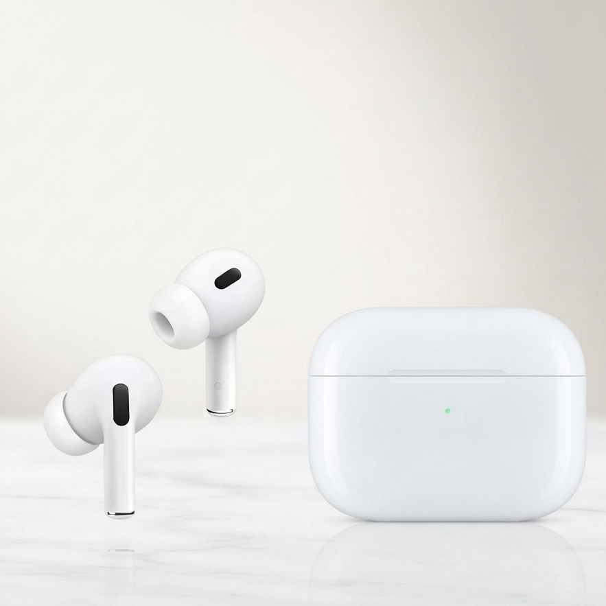🎧 Pro 2 Wireless Bluetooth Earbuds (Type-C) – Black | Without Box