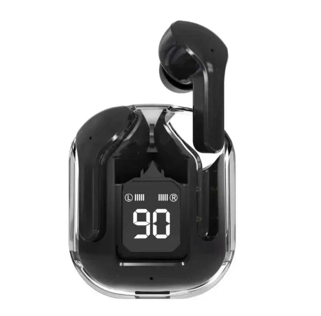 🎧 Air 31 Original Wireless Earbuds – Transparent LED Display (Random Color)